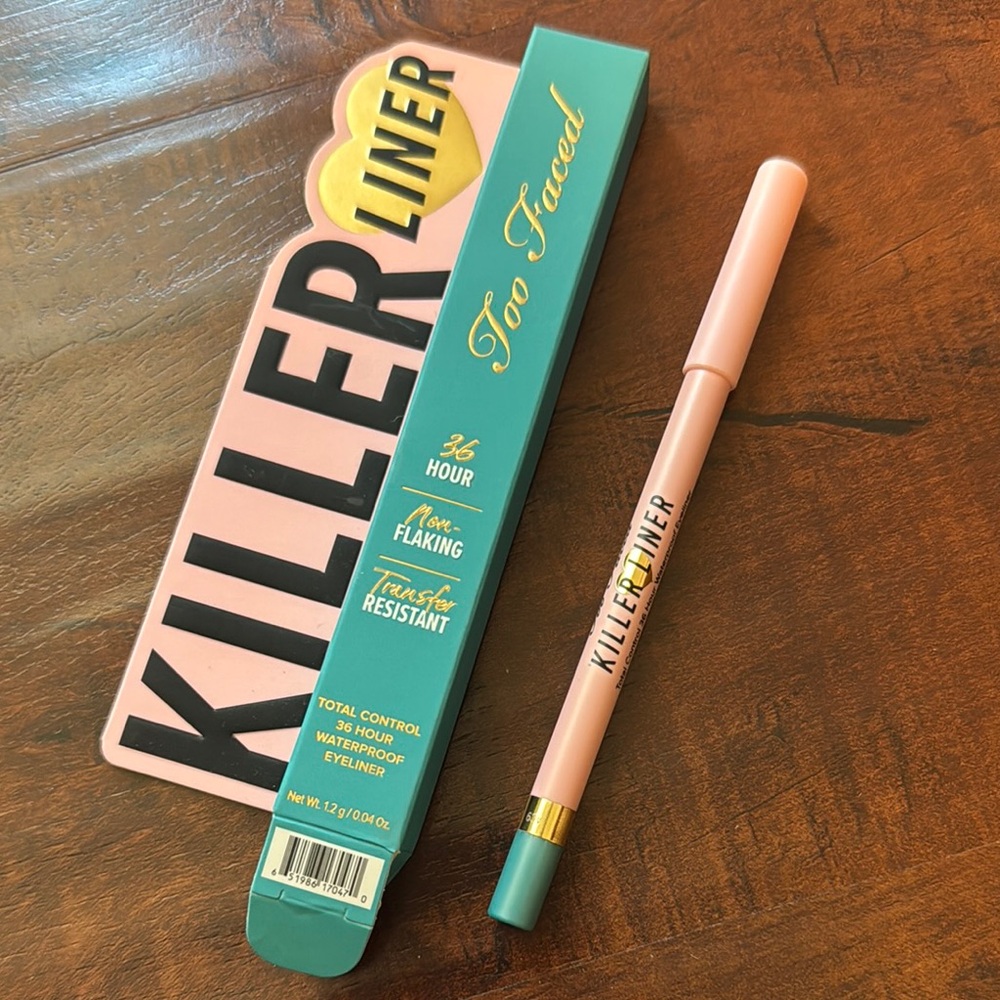 Too Faced Killer Liner Waterproof Eyeliner- Killer Turquoise